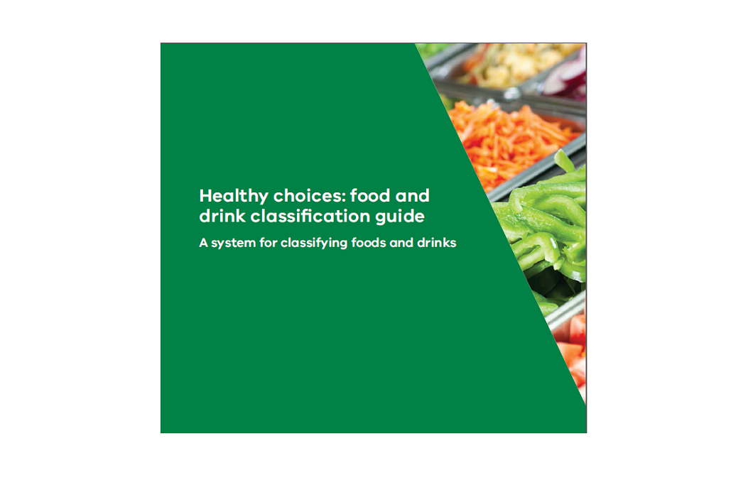 Healthy eating  guidelines – out now!