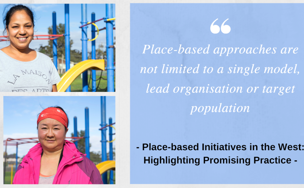 Promoting local action through place-based initiatives